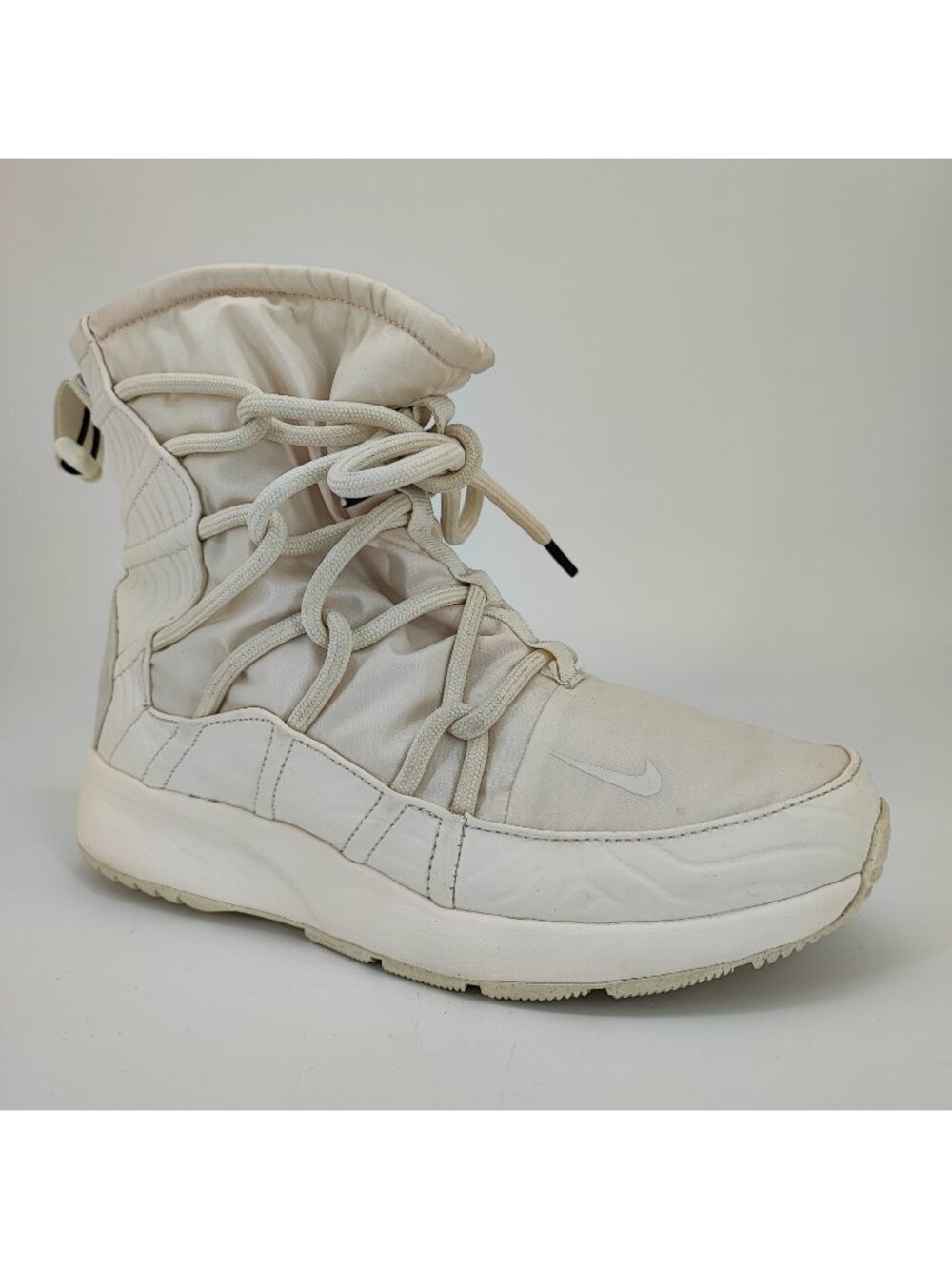 Nike Tanjun High Rise Women's Size 8 US Off White Winter Boots AO0355-003